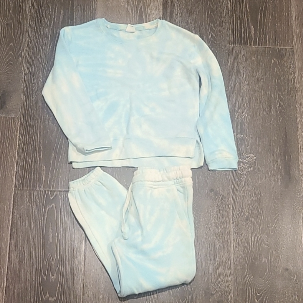 NWT- Girls Dreamsicle Tie Dye Matching set